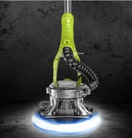 220V 810W 19m telescopic hand-held long pole wall grinding machine disc sanding machineself-priming dust collectionLED light