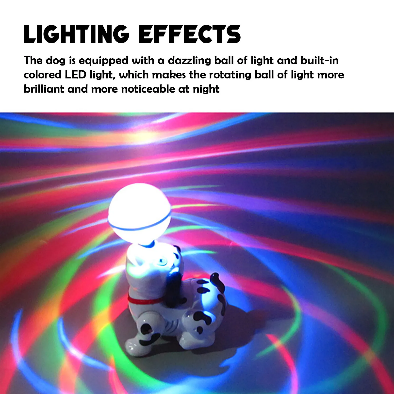 Новая развивающая электрическая игрушка топ шар щенок светильник умная