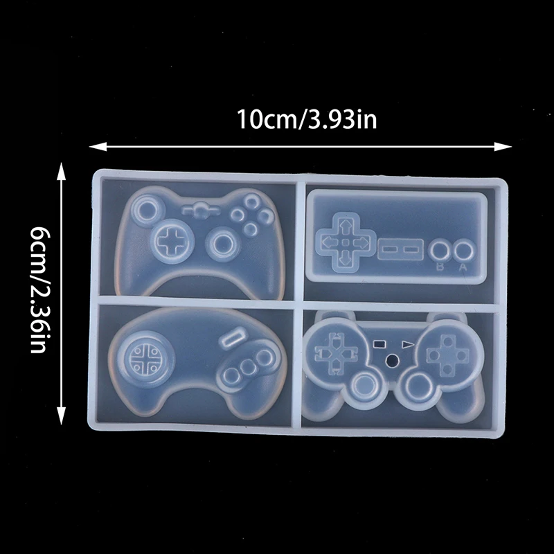 

1pcs Game Consoles Handle Pendant Silicone Resin Mold Game Controller Cake Fondant Mold Jewelry Baking Making Tools