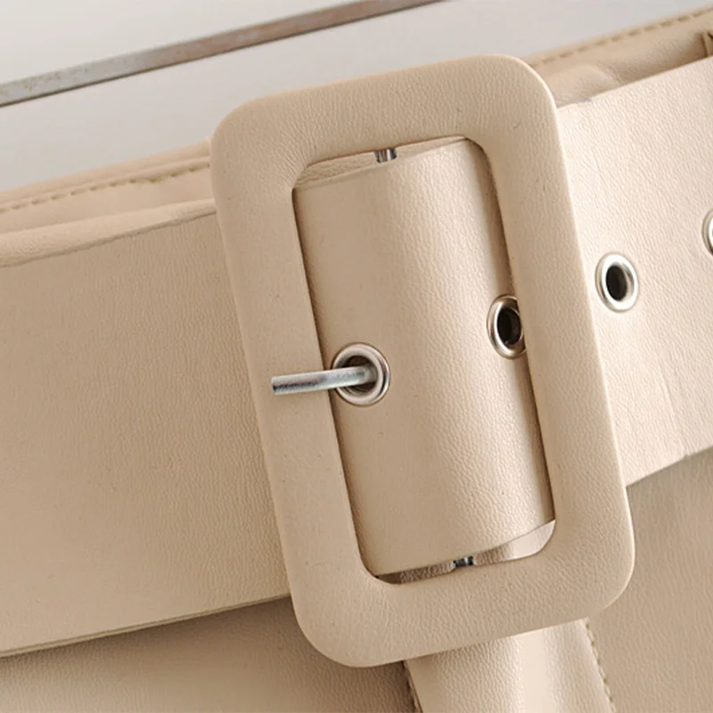 

Autumn PU Fleece Women's Trousers Loose Pant Casual Female Solid Pants High Waist Streetwear Cool Lady Warm Pants Bottoms