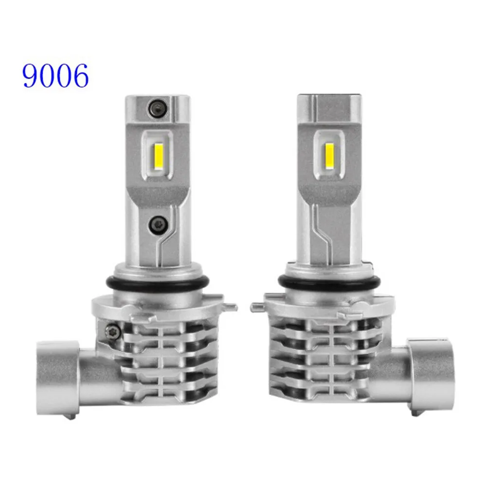 

2pcs In-line M4 LED Headlights H11 9005 9006 DC9V-32V 1600LM 6000K White Car Headlight Bulbs Glass Lens 72.8* 14.8mm