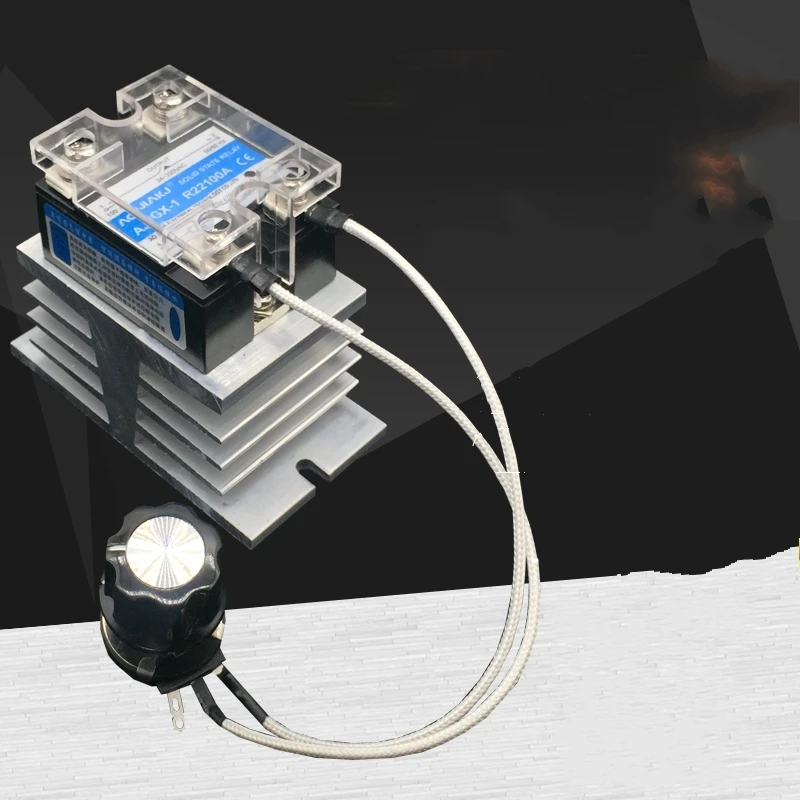 

AC 110V 220V 17000W SCR Electronic Voltage Regulator Temperature Motor Speed Controller