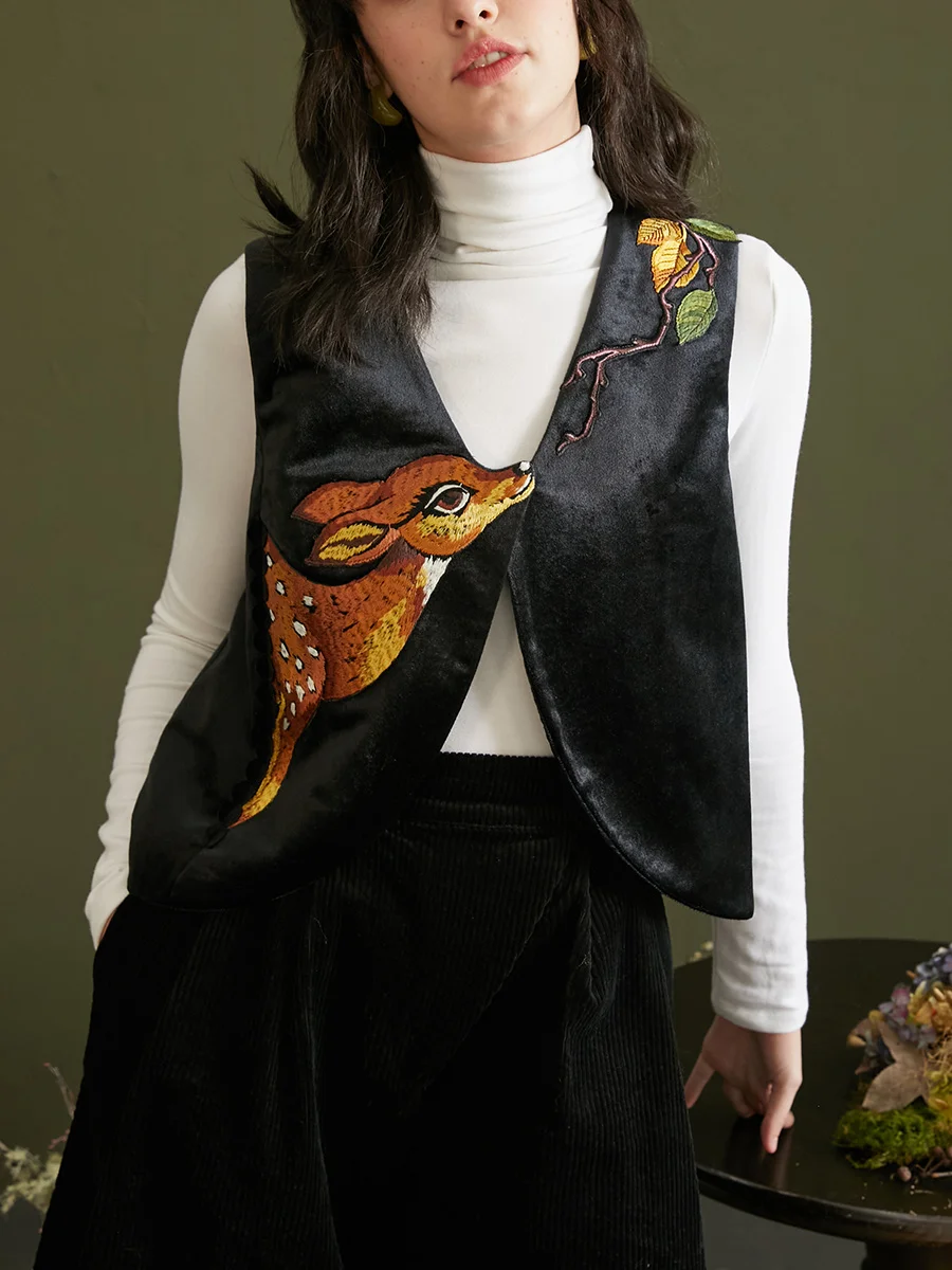 Весна-Осень Оригинальный дизайн женский Универсальный винтажный изысканный