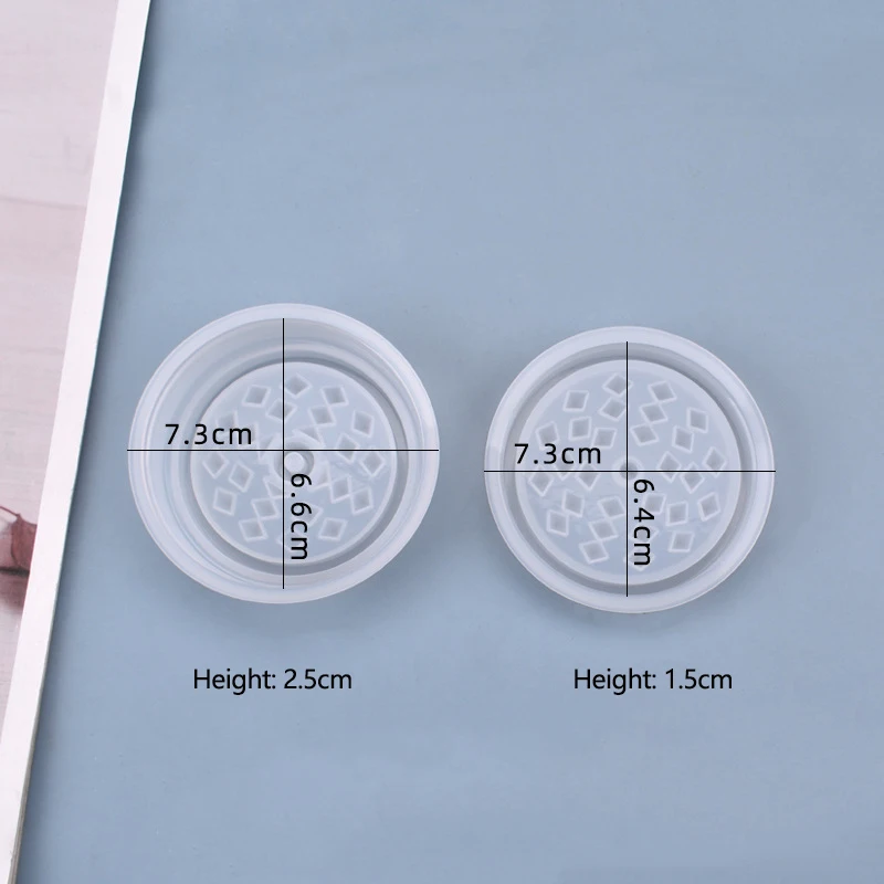 Ashtray Mold Crystal Epoxy Resin Mould Tobacco Grinder Herb Smoke Spice Crusher Silicone Molds DIY Crafts Making Tool | Дом и сад