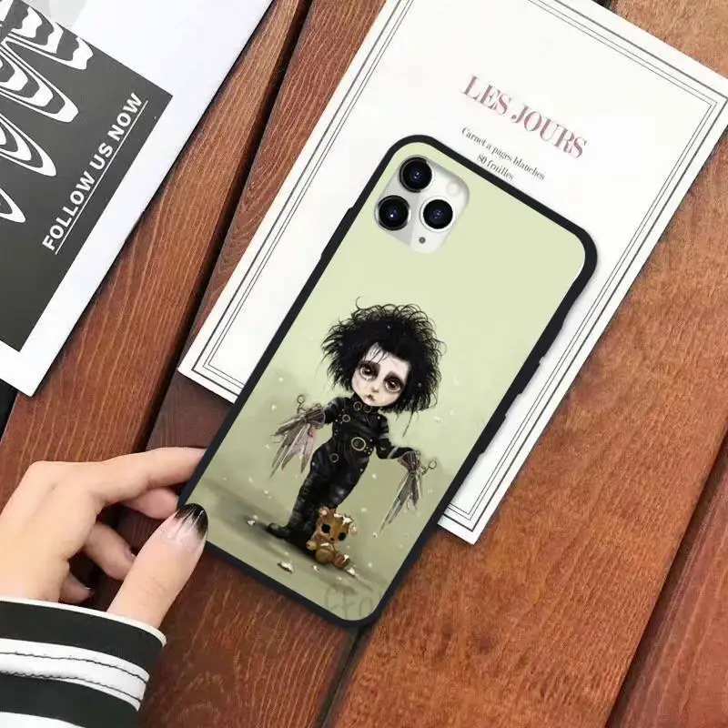 

the film Edward Scissorhands fundas Phone Case for iPhone 11 12 pro XS MAX 8 7 6 6S Plus X 5S SE 2020 XR