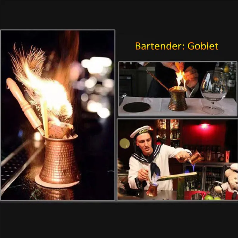 320 мл кофе с деревянной ручкой Cevze Turk Турецкий кофейник турка Турецкая медная кофеварка для турка Cezve кафетерий