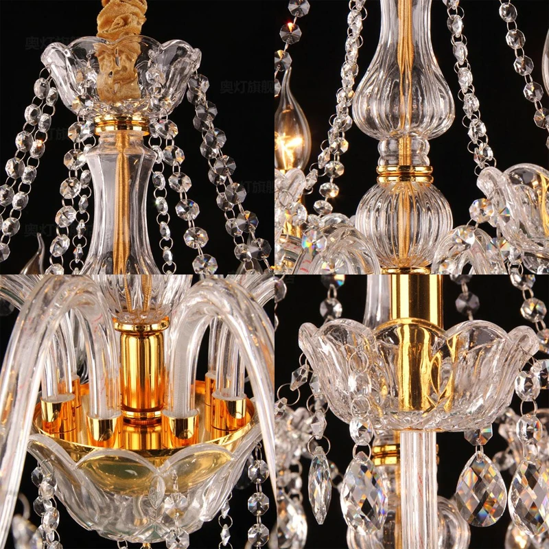 

Bedroom Chandelier led Large Modern Crystal Chandelier for Living Room Decoration Lamps Crystal Chandelier Light for Dining Room