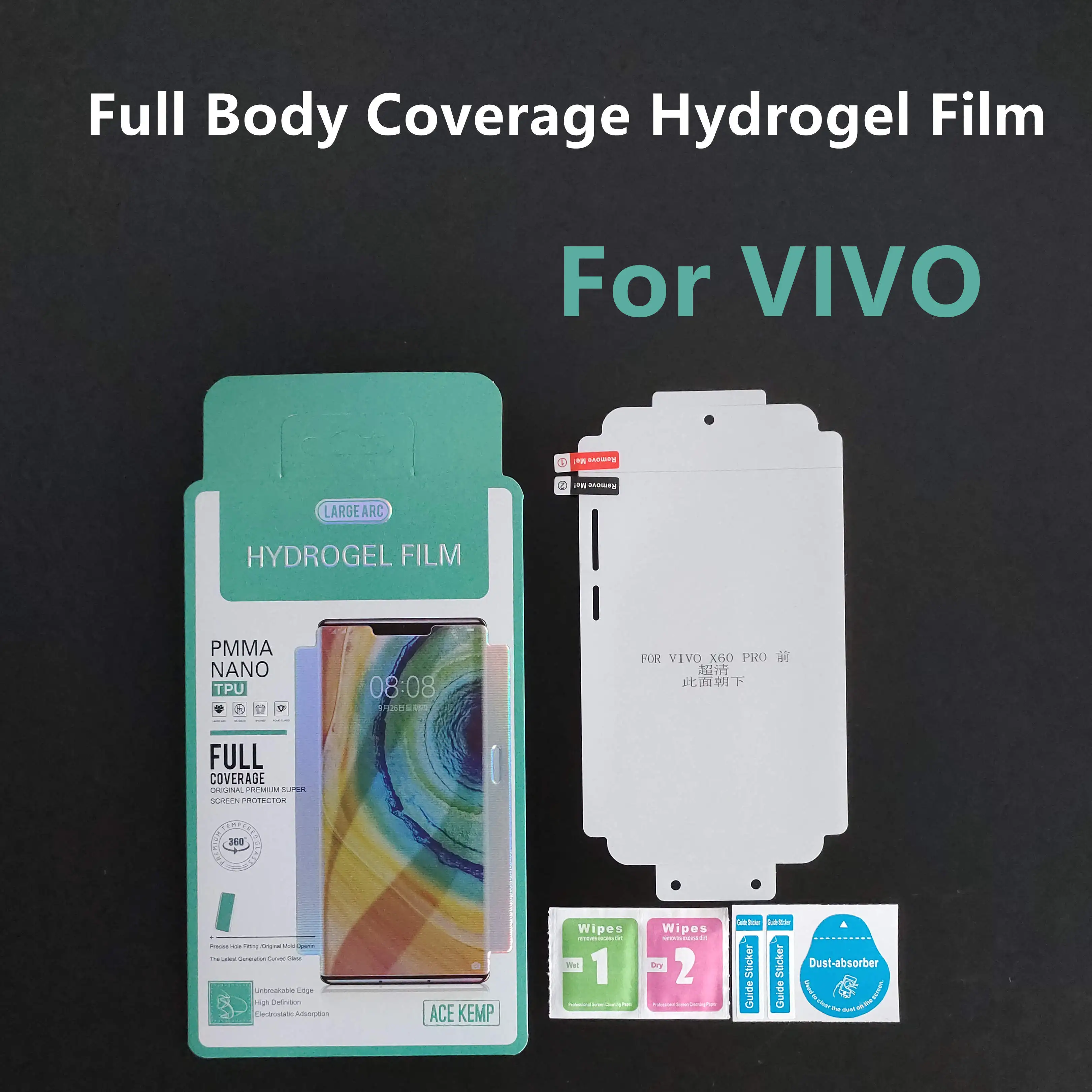 Гидрогелевая пленка для экрана VIVO X60 Pro/X50 Pro Plus/NEX3S 1 Передняя 360 ° | Мобильные