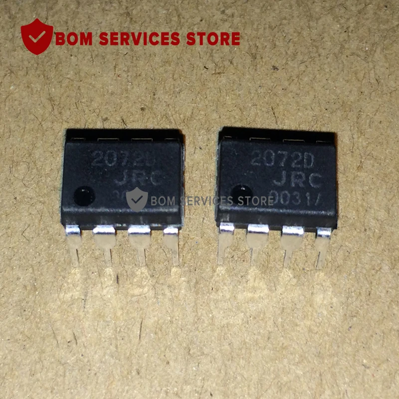 Быстрая доставка 10 шт NJM2072D IC DIP в наличии|Запчасти для кондиционера| |