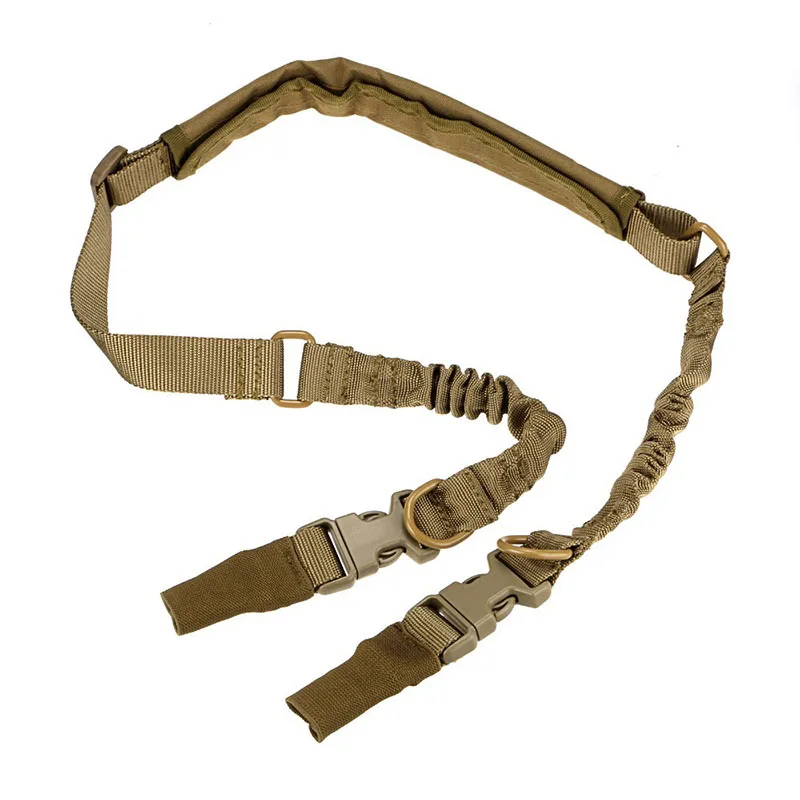 

Adjustable 2 Point Rifle Gun Sling Hunting Accessories Tactical Rifle Gun Sling Bungee Elastic Strap