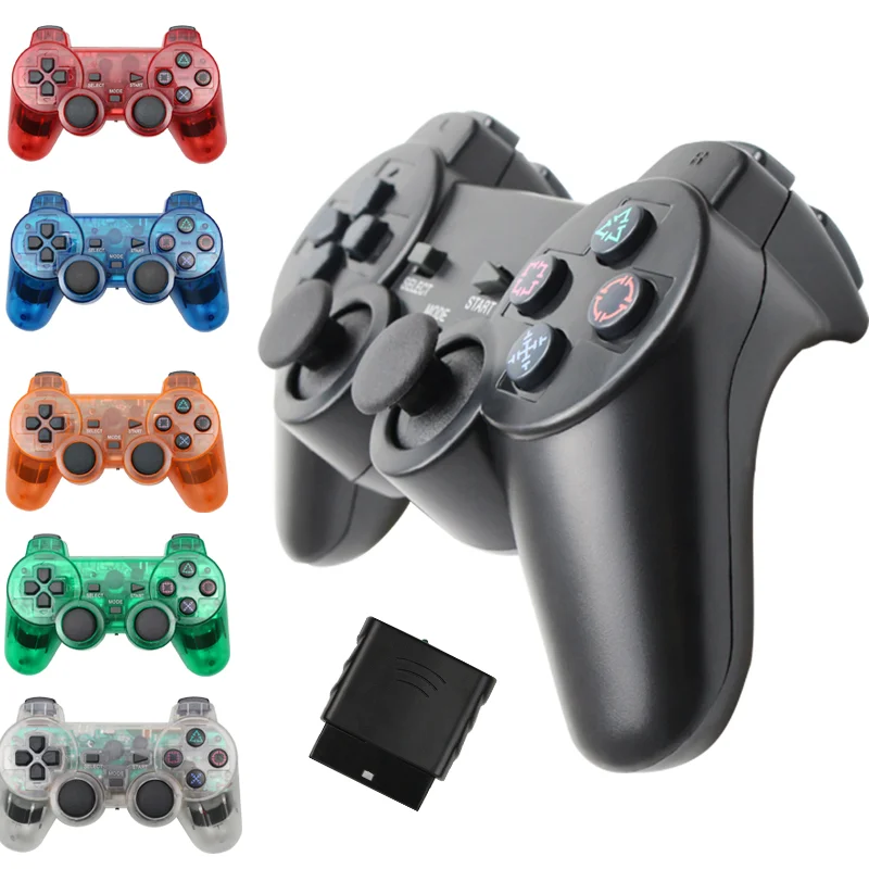 Беспроводной геймпад для Sony PS2 контроллер консоли Playstation 2 джойстик с двойной