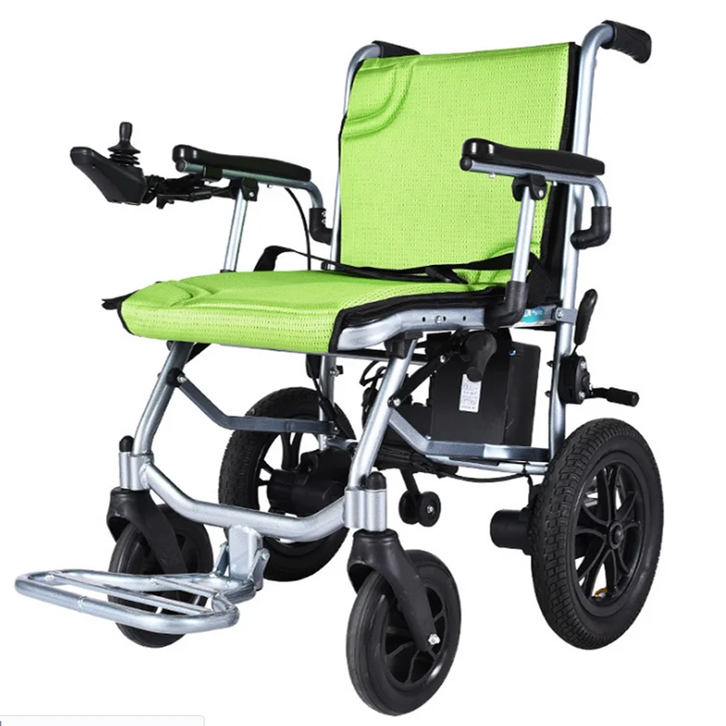 

Lightweight Mobility Electric Power Wheelchair Rear Control Remote Portable Folding For Old Elderly Disabled Russia
