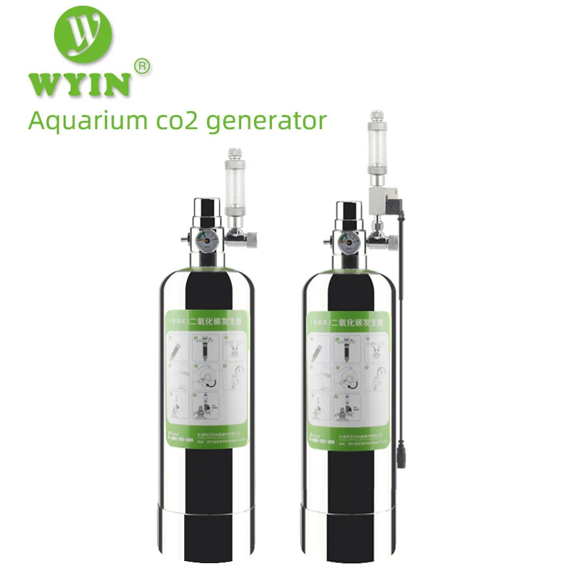 Gerador de Pressão para Aquário Ajustável para Plantas e Peixes Kit com Aparelho Gerador de Co2 Zrdr Sistema Reação