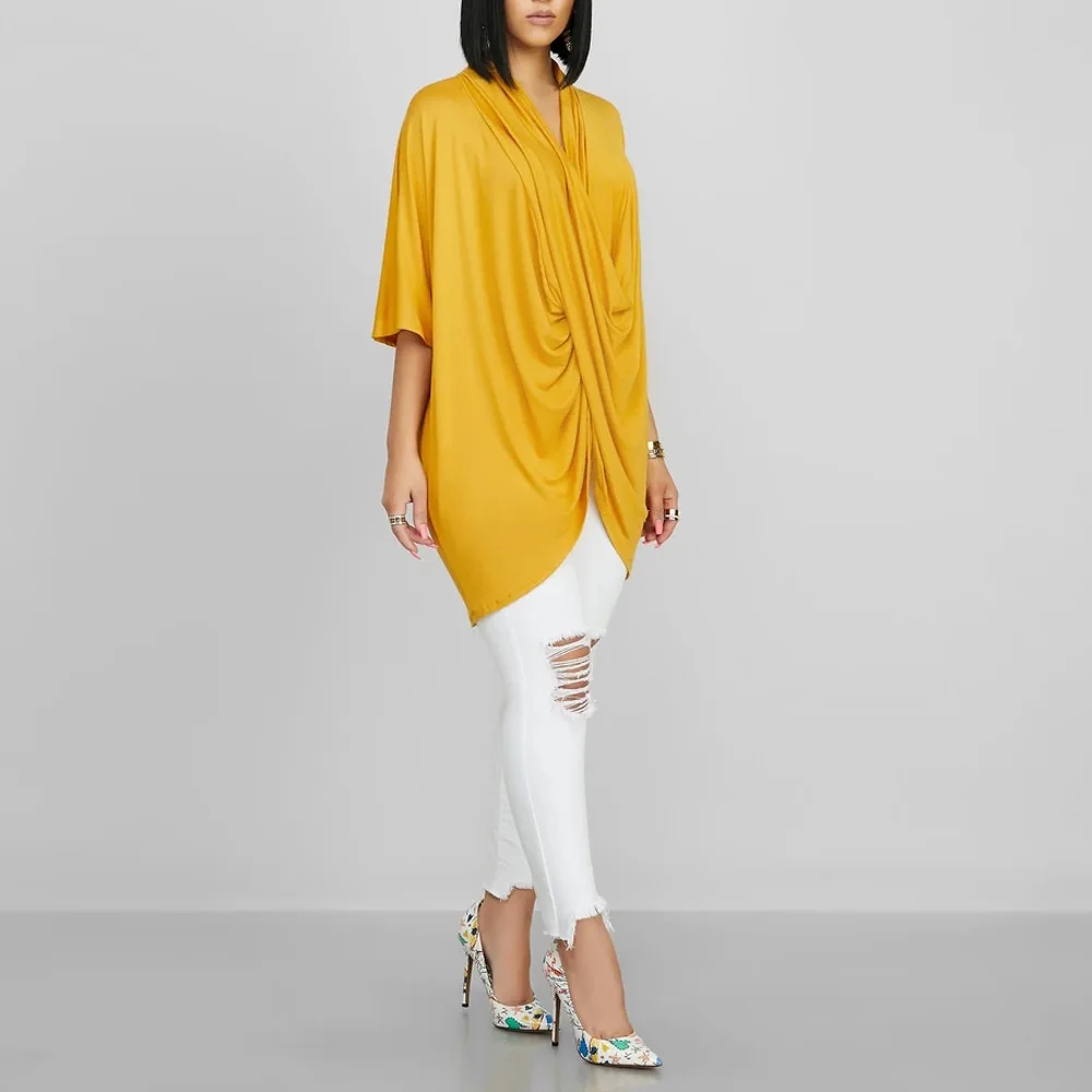 Новая стильная африканская женская одежда Дашики модная Асимметричная