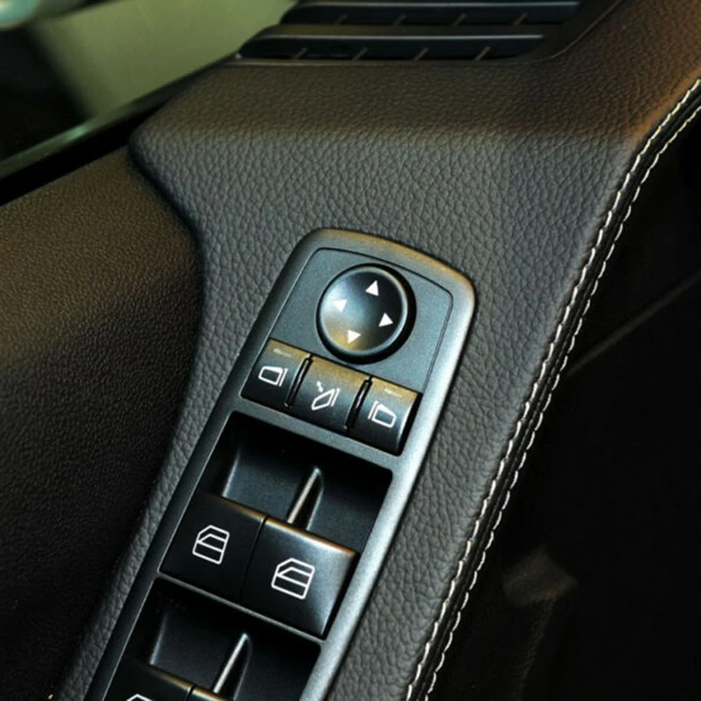 2 шт./комплект окна кнопка включения Кепки крышка приводного механизма Черный ABS