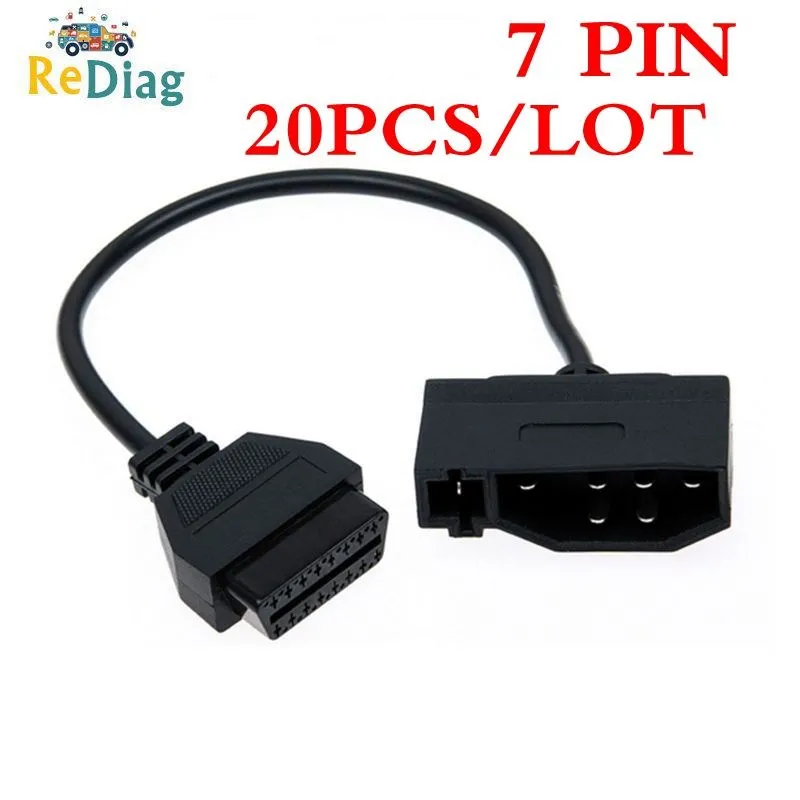 Бесплатная доставка Партия из 20 шт./лот для Ford 7Pin OBD2 16Pin кабель конвертер 7 Pin к DLC