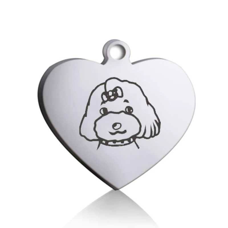 Идентификационная бирка для домашних животных персонализированный брелок с