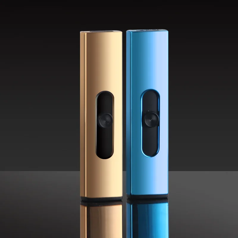 Креативная маленькая перезаряжаемая USB ветрозащитная беспламенная