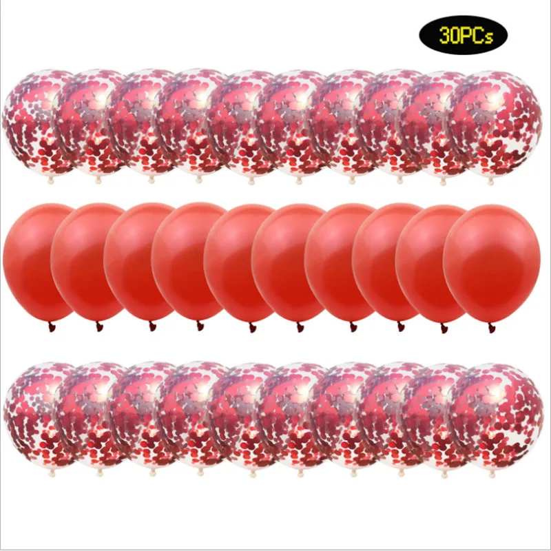 12 дюймов золотые блестки воздушный шар украшение Свадьба День рождения