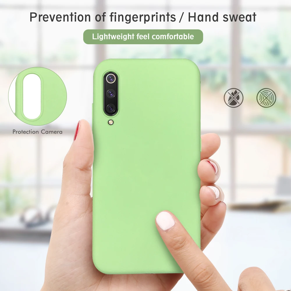 Однотонный ТПУ силиконовый чехол для Xiaomi Redmi 7A 6A 7 6 Pro Note 5 K20 матовый чехол-бампер