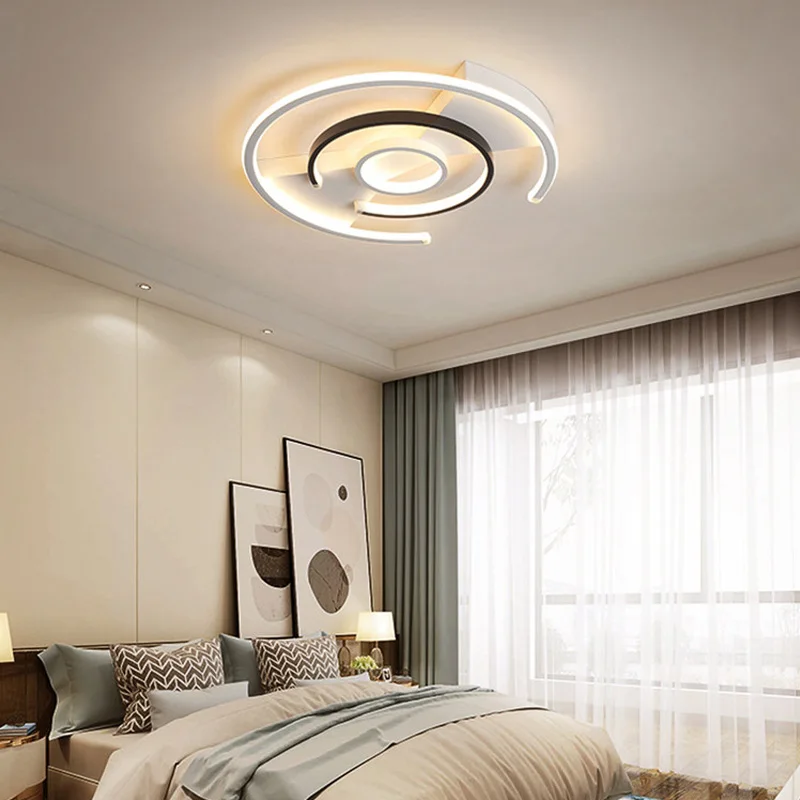 Simplicity LED Ceiling Lights for Living Room Modern Ceiling Lamps Bedroom Kitchen Surface Ceiling Lights With Remote Control