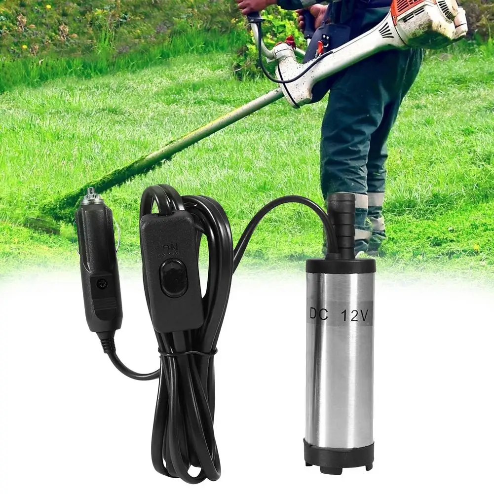 Электрический водяной насос 38 мм 12 В масляный из нержавеющей стали фильтр для