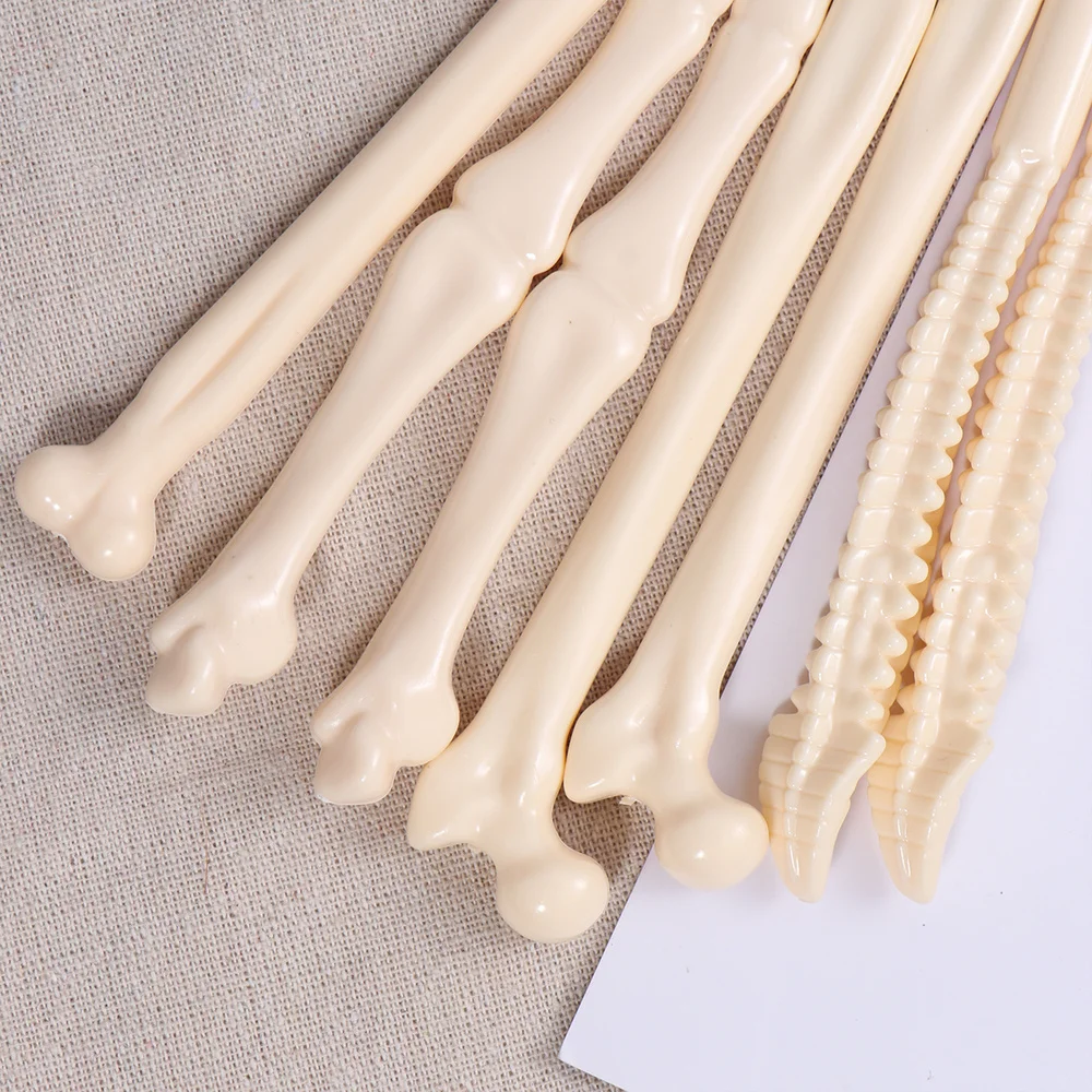 

10pcs Novely Bone Design Ballpiont Pens with Blue Ink For Nurse Friends Students Random Style