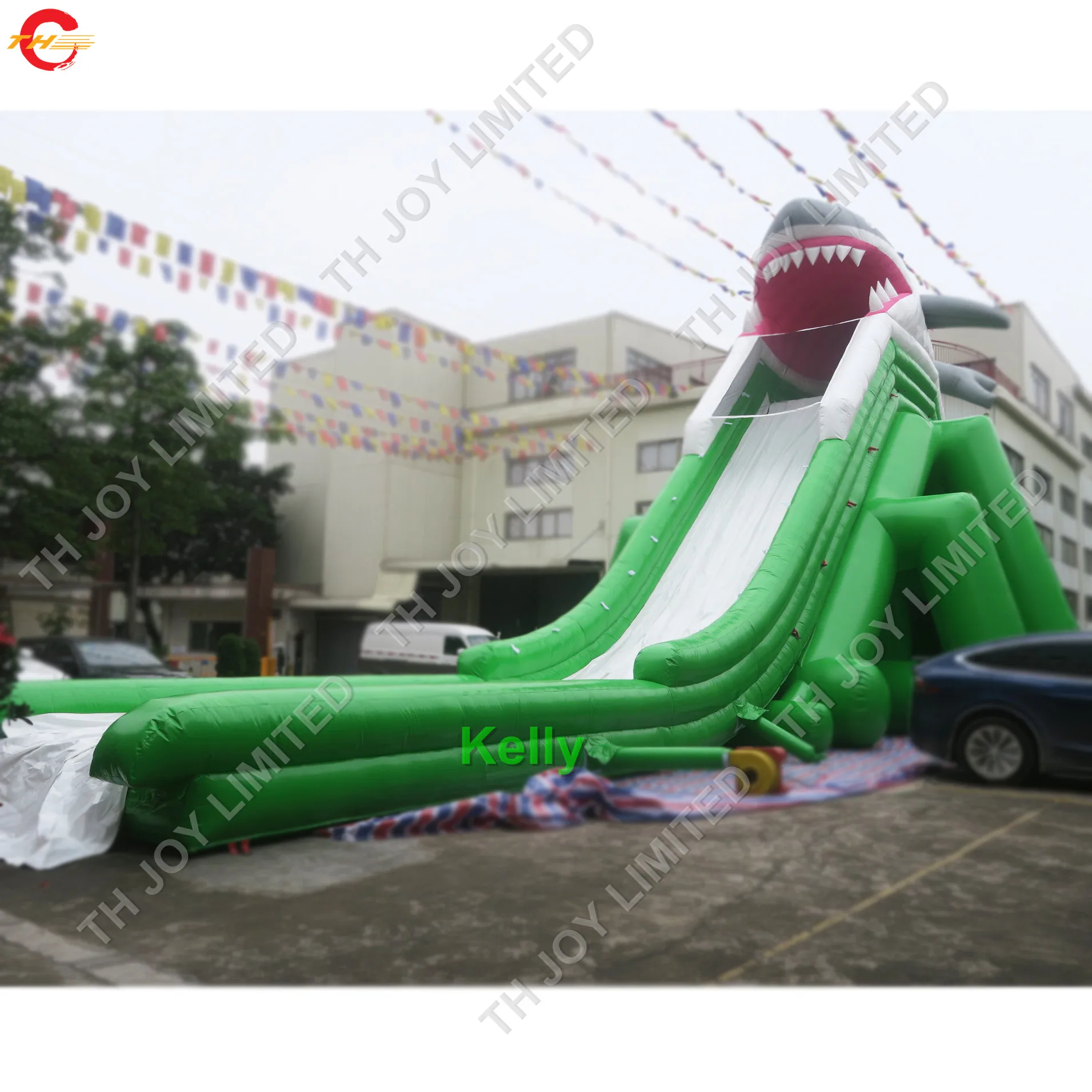 35 м длинная гигантская надувная водная горка для парка развлечений на открытом