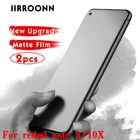 Матовое закаленное стекло для Xiaomi Redmi Note 9, 10X, note 9S, 9pro max, 10x, 2 шт.лот