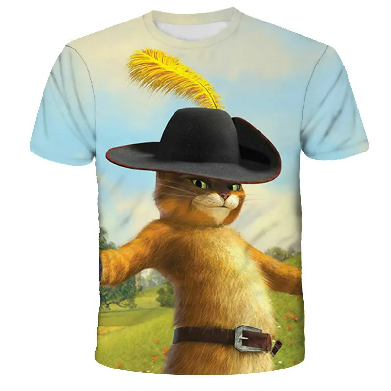 

Boys and girls 3D printed fashion top T-shirt apparel, the latest beautiful printed children's T-shirt will be launched in 2021