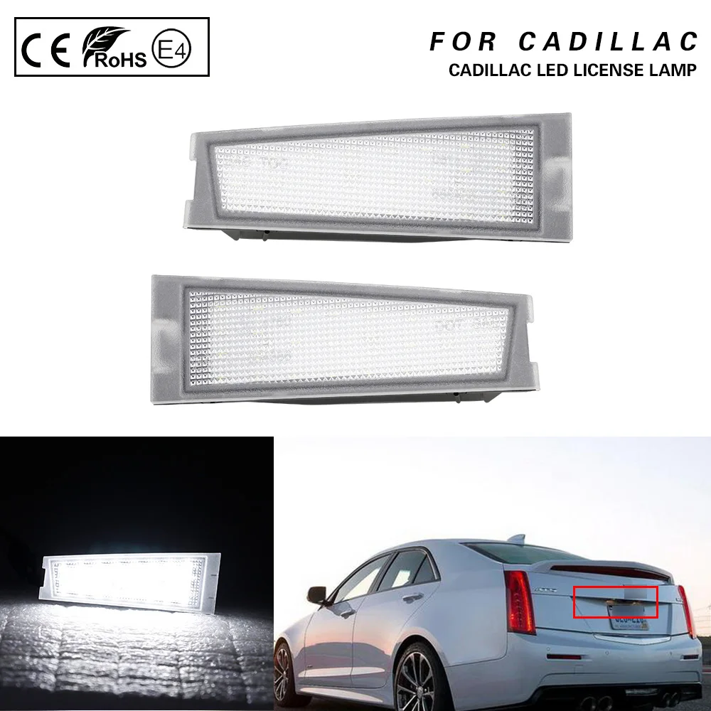 2 шт. светодиодный номерной знак Светильник лампы для Cadillac Cts седан 2008 2009 2010 OEM 20901148
