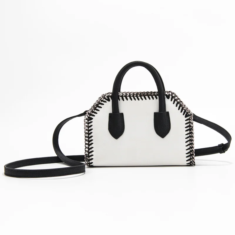 white Handbags For Women Latest Fashion Crossbody Bags Luxury Handbag Women Bag Litchi Tote Message Bag Autumn Winter Casual Bag - Цвет: white