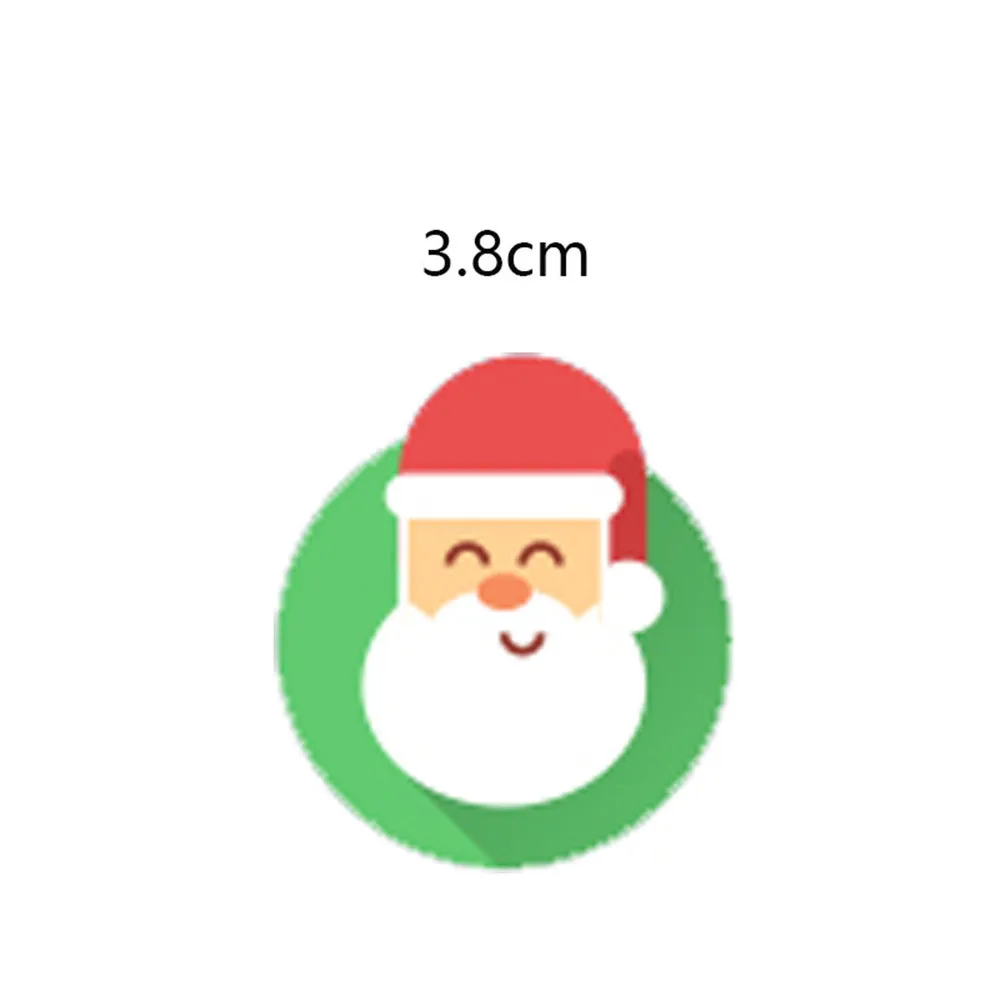 

500pcs Snowman Stickers Christmas Gift Decoration Sticker Packaging Stationery Sticker Happy Holidays Decoration Seal Label