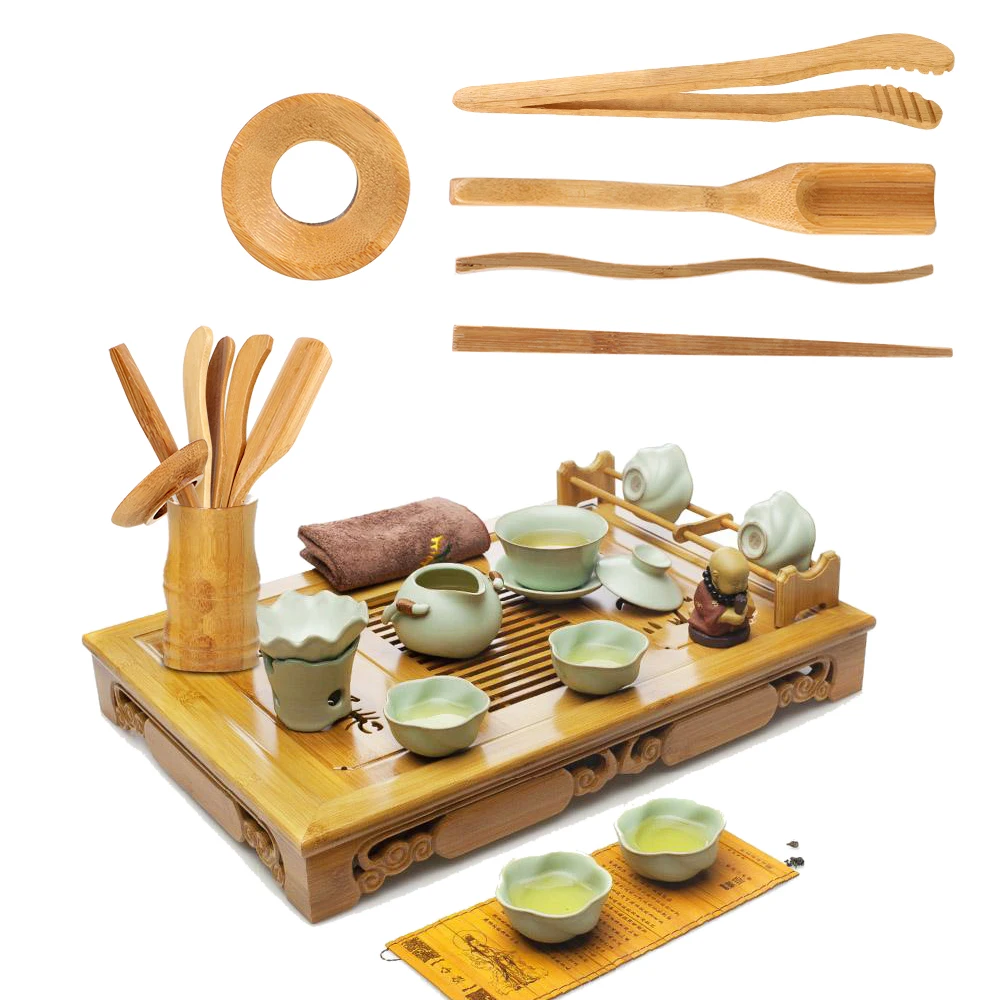 Набор деревянных чайных принадлежностей набор для чайной церемонии 5 шт./компл.