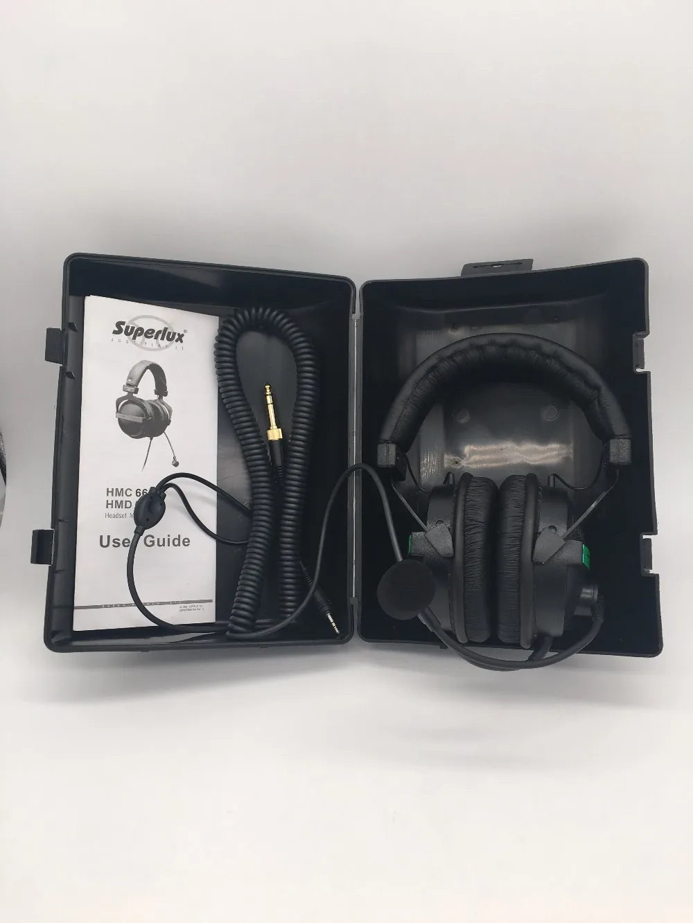Профессиональные стереонаушники Superlux HMD660E с динамическим микрофоном для прямой трансляции, диджейской музыки, настольной видеоконференции