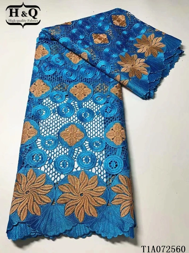 

H&Q green embroidery cord laces for nigerian party 2021 guipure lace dress fabric french african lace with stones 5 yard a piece