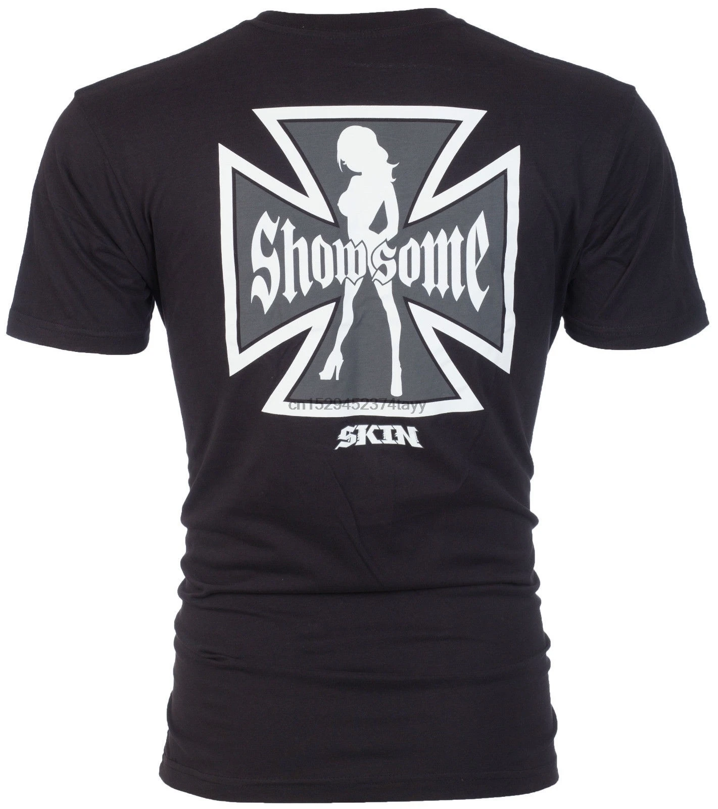 Кожаная мужская футболка румблер Мотокросс гонки лиса металл|Мужские футболки| |