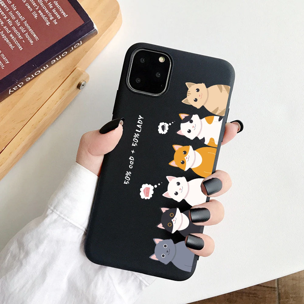 Мягкий ТПУ матовый чехол для iPhone 8 7 Plus XS чехол для MAX XR Fundas Coque чехол для iPhone 6 6s X 5S SE чехол 11Pro