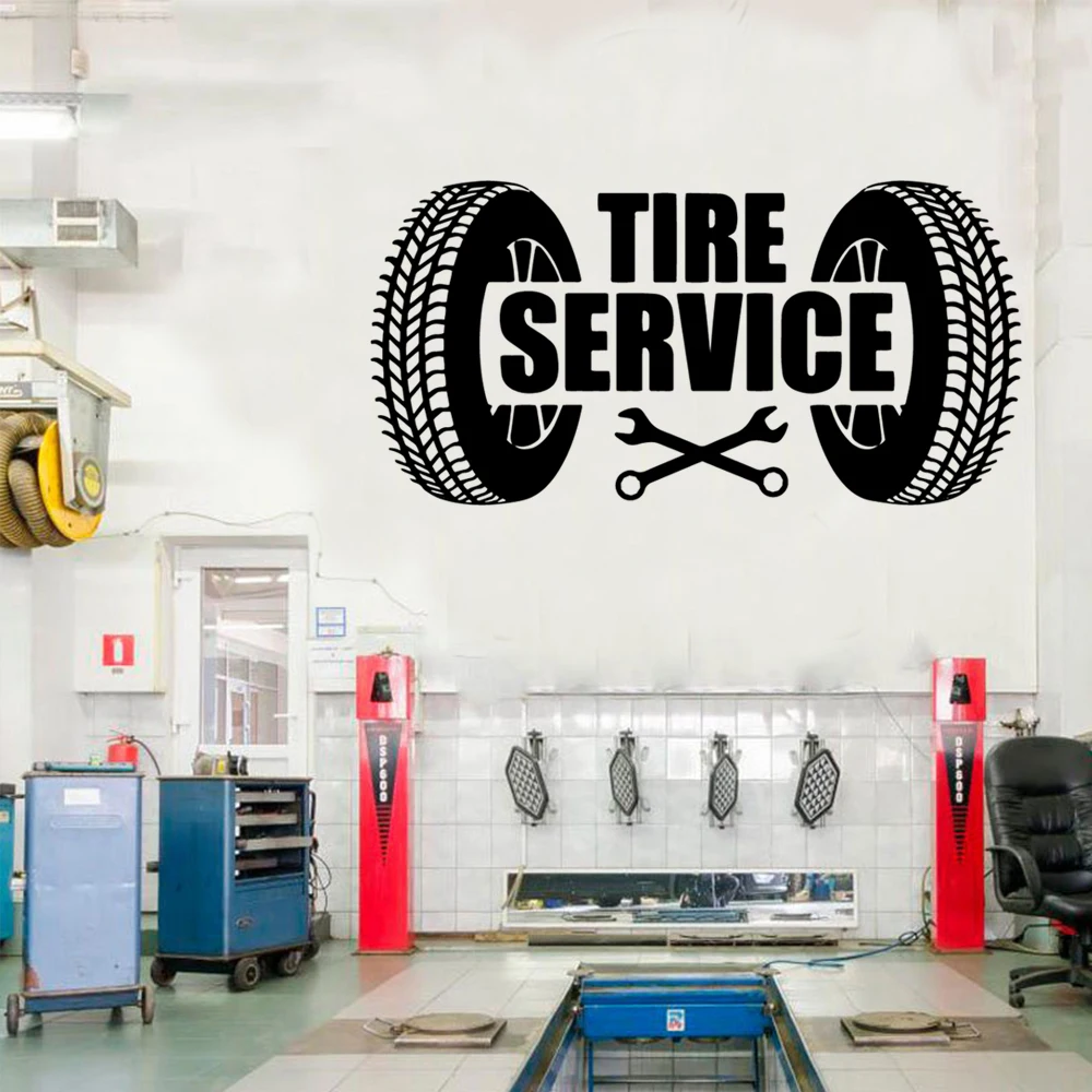 Забавная Наклейка на стену в стиле шин модная декоративная наклейка для детской