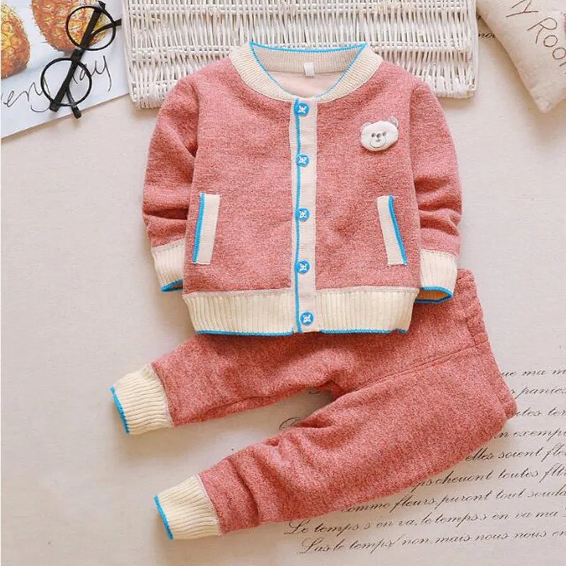 2020 baby girls/boys thick warm sweater set toddler clothes children clothing sets Kids Autumn winter christmas outfits | Детская одежда