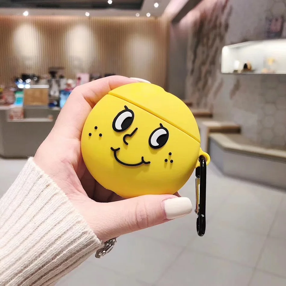 3D чехол для наушников для AirPods, силиконовый чехол, милый ins, медведь, собака, чехол для Apple Air pods 2, наушники/Earburd/Earpods, чехол, ремешок - Цвет: 919