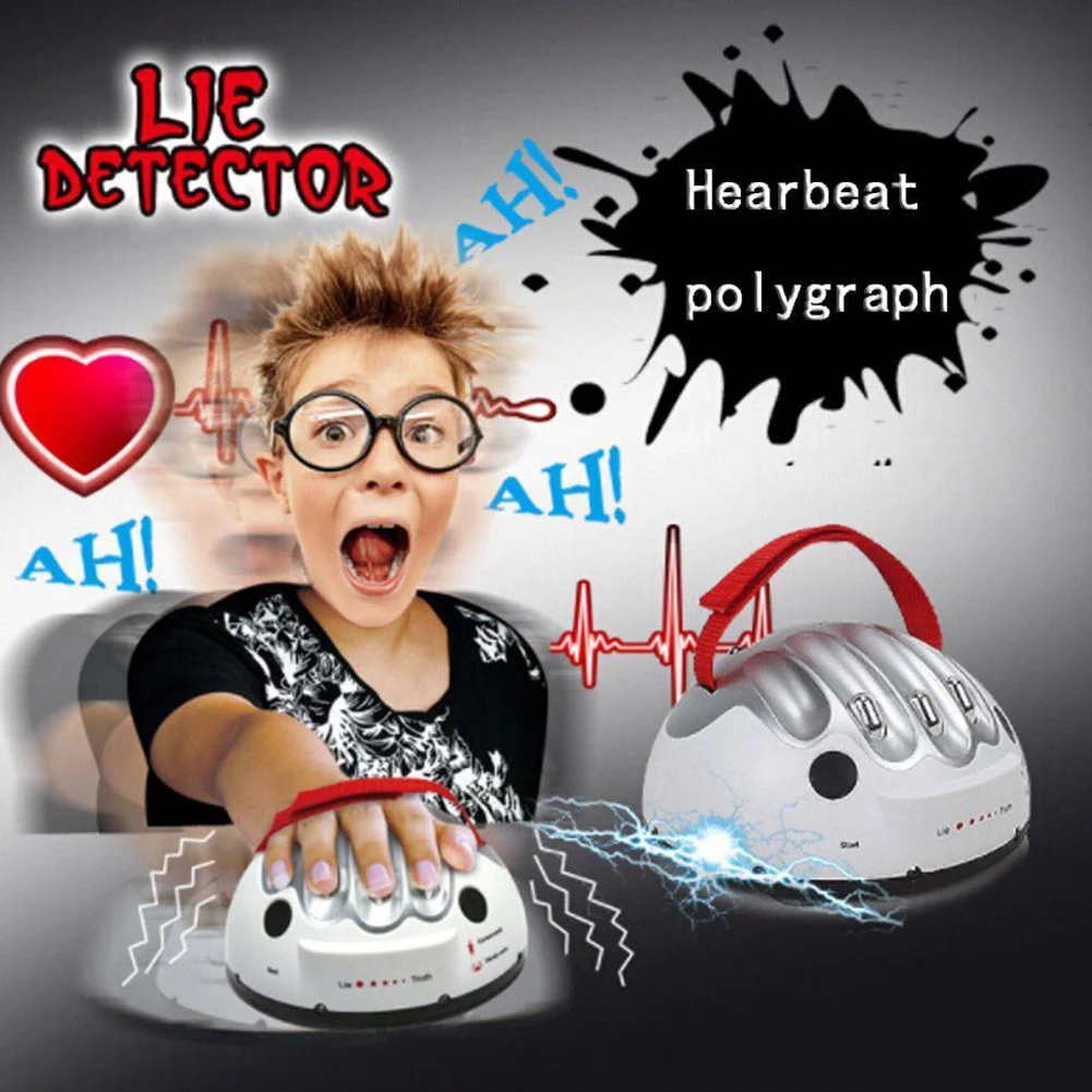 

Adults Toy Lie Detector Electric Shock Party Game Micro Polygraph Bar Consoles Funny Tricky Gifts Test Truth Liar Adjustable