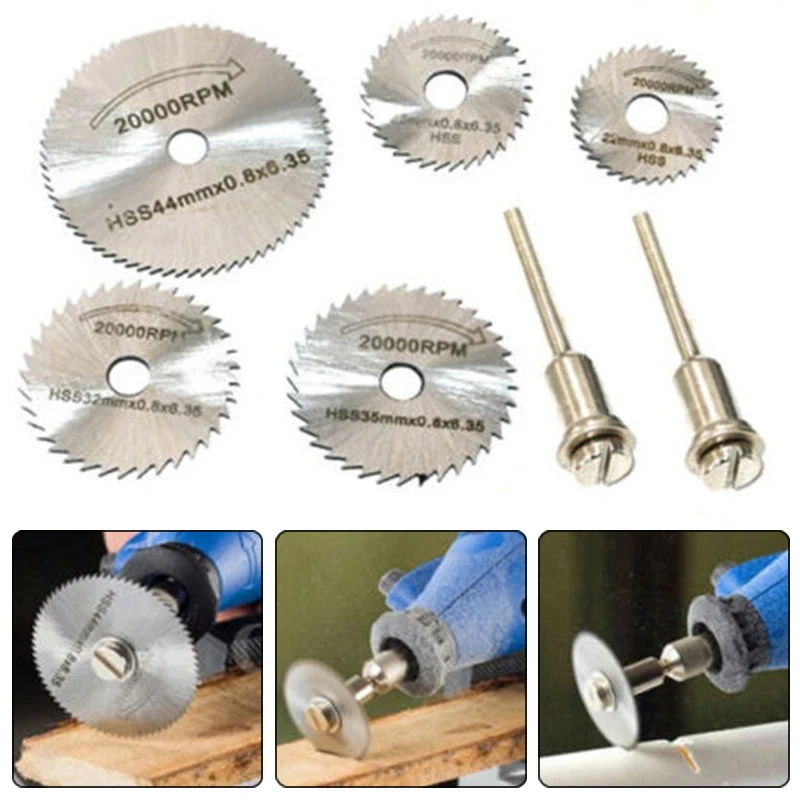

Rotary Cutter Mini HSS Circular Saw Disc Blades Blade Cutter Kits Durable Tools