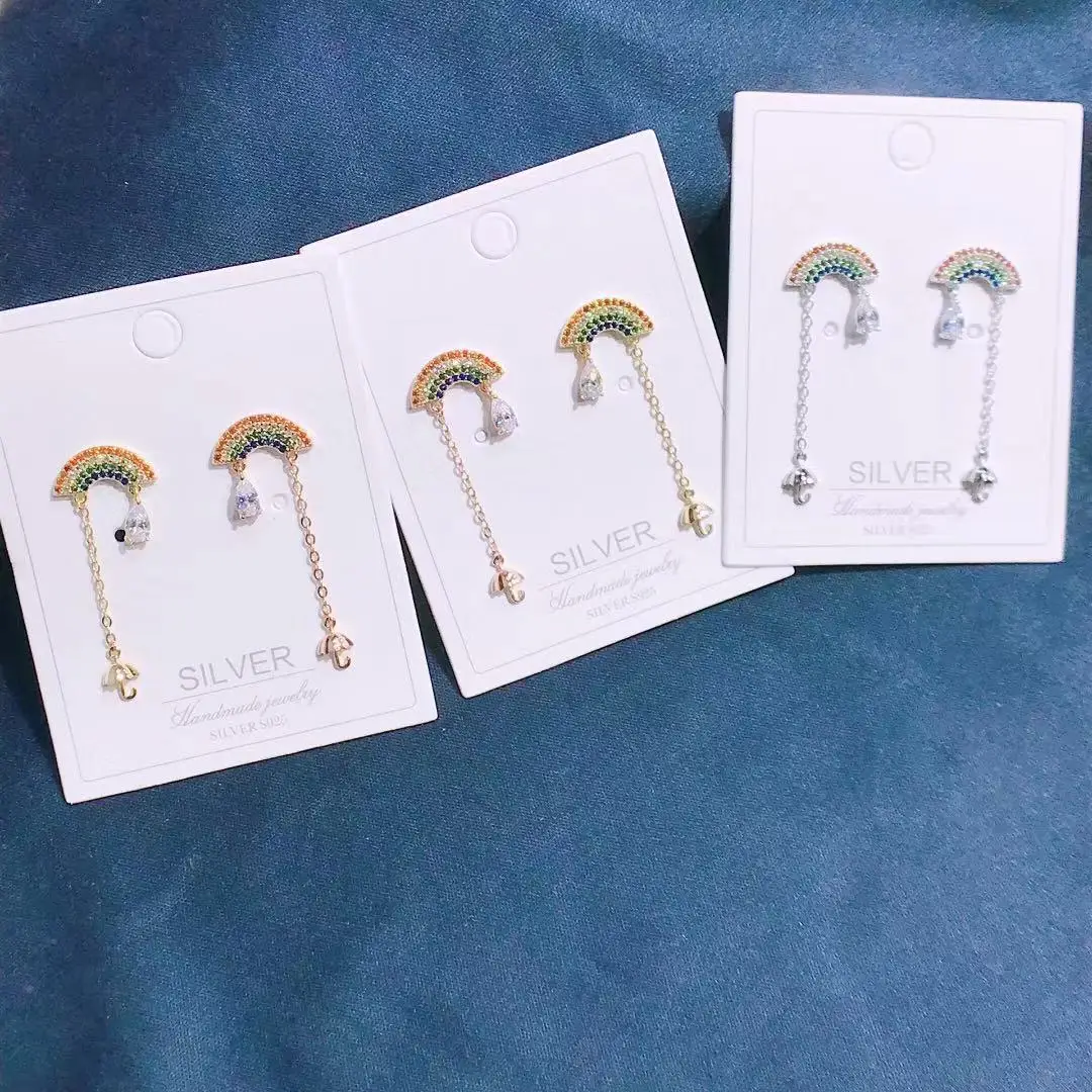 Оригинальные серьги из стерлингового серебра 925 пробы Женские Модные