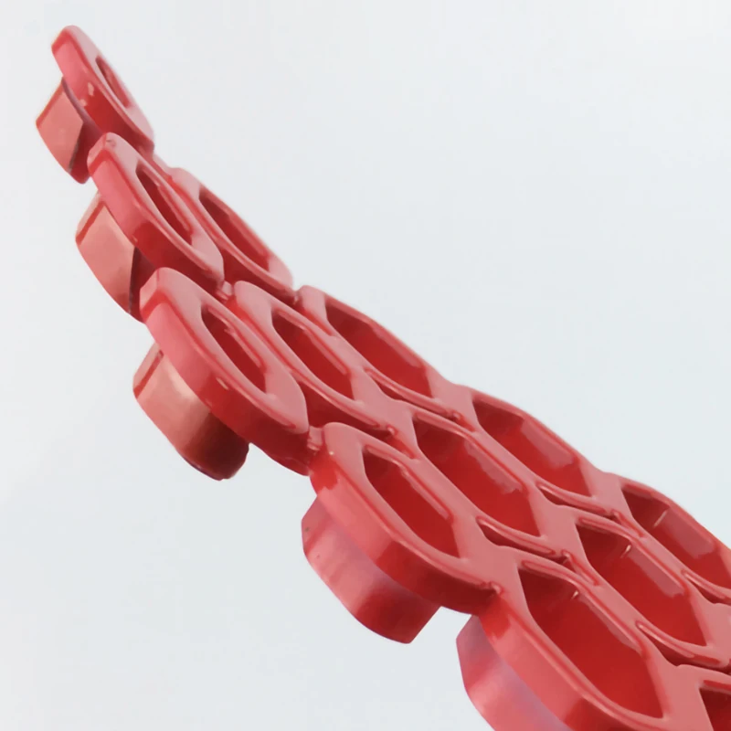 Решетка украшения Чистая красная пластиковая сотовая декоративная наклейка для