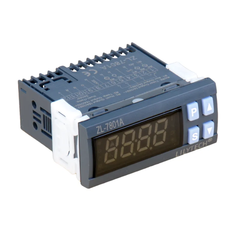 zl 7801a 100 240vac two 16a outputs temperature humidity controller thermostat hygrostat with timer outputs for egg tray free global shipping