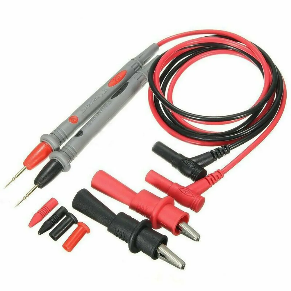 

1000V 20A Alligator Clip Crocodile Clamp Cable Professional Multimeter Test Probe Lead Measuring Instruments Electrician Tool