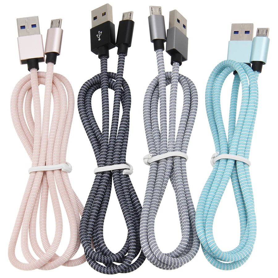 

800pcs/lot USB Cable For iPhone Type C Fast Data Charging Charger Micro USB Cable For Lighting Usb C Android Mobile Phone Cables