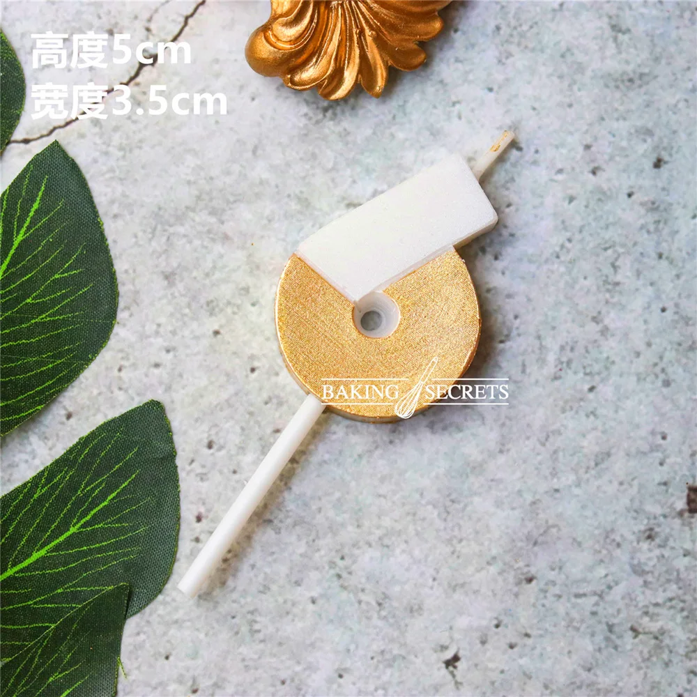 Золотые свечи для торта украшение на день рождения памятный свадебной вечеринки