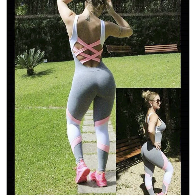 Женский спортивный комбинезон женская спортивная одежда костюм тренировочные